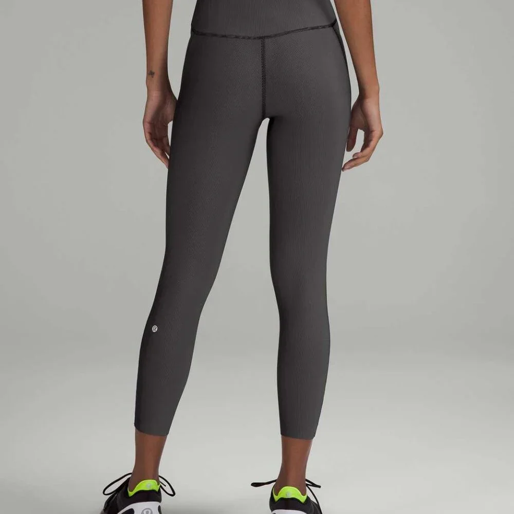 Base Pace High Rise 25" , two toned ribbed leggings - Picture 3 of 8